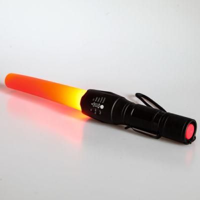 Yichen 300 Lumens Zoom LED Flashlights with Orange Baton