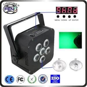 Guangzhou Stage Lighting DMX Wireless LED PAR Light RGBWA 5in1