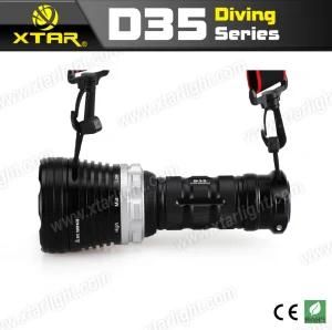 100m waterproof Diving Flashlight with CREE XM-L U2( XTAR D35 )