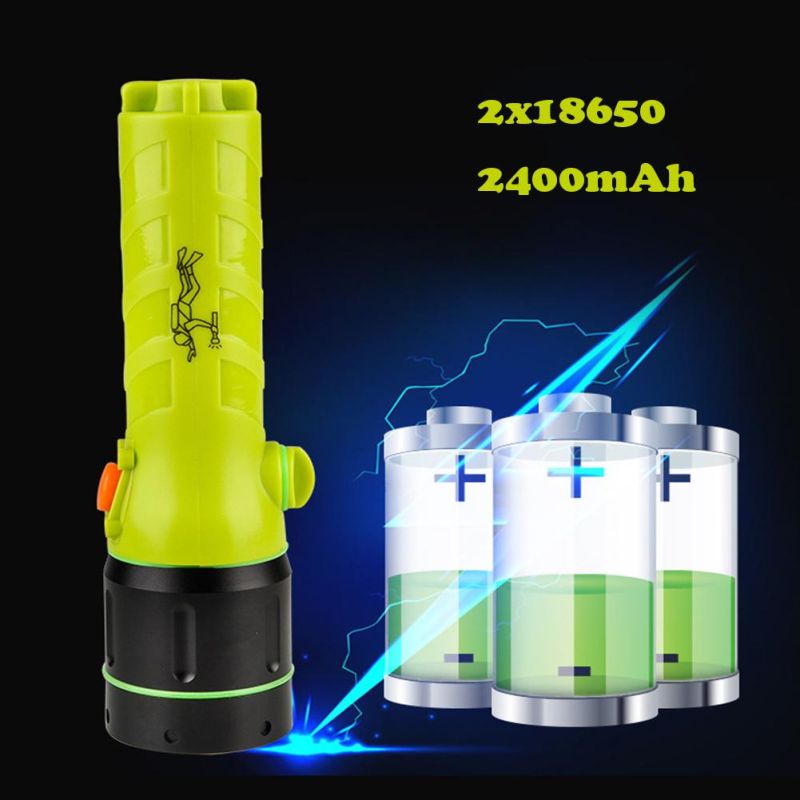 Yichen 800 Lumens LED Flashlight for Diving and Hunting