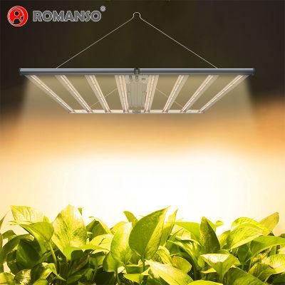 Romanso IP65 Waterproof Hydro LED Grow Light Samsung LED Grow Light Full Spectrum 5 Year Warranty Spider Grow Light