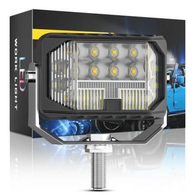 Dxz 3inch 3 Glows High Power Bright LED Driving Light Marine Bumper Truck Offroad Spotlight 4X4 3&quot; 5&quot; 7&quot; Inch Car LED Work Light