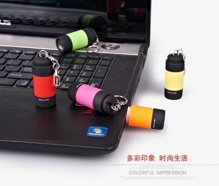 LED Strong Light Waterproof Portable Mini Rechargeable USB Flashlight