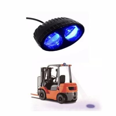 Blue Forklift Light Spot Driving LED Work Lights LED Warning Lamp 10W 12V