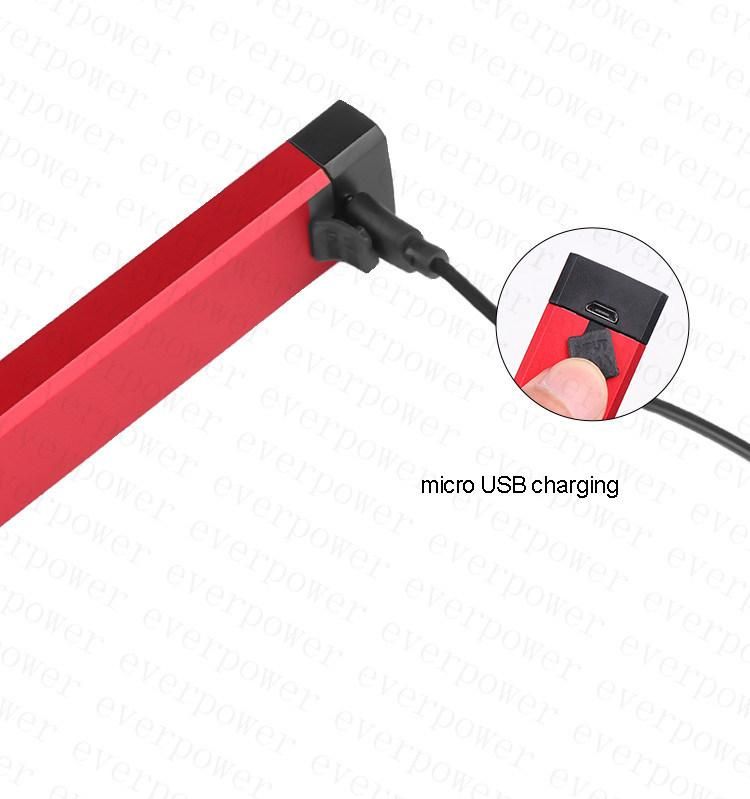 Pen Design Pocket USB COB LED Flashlight with Magnet Clip