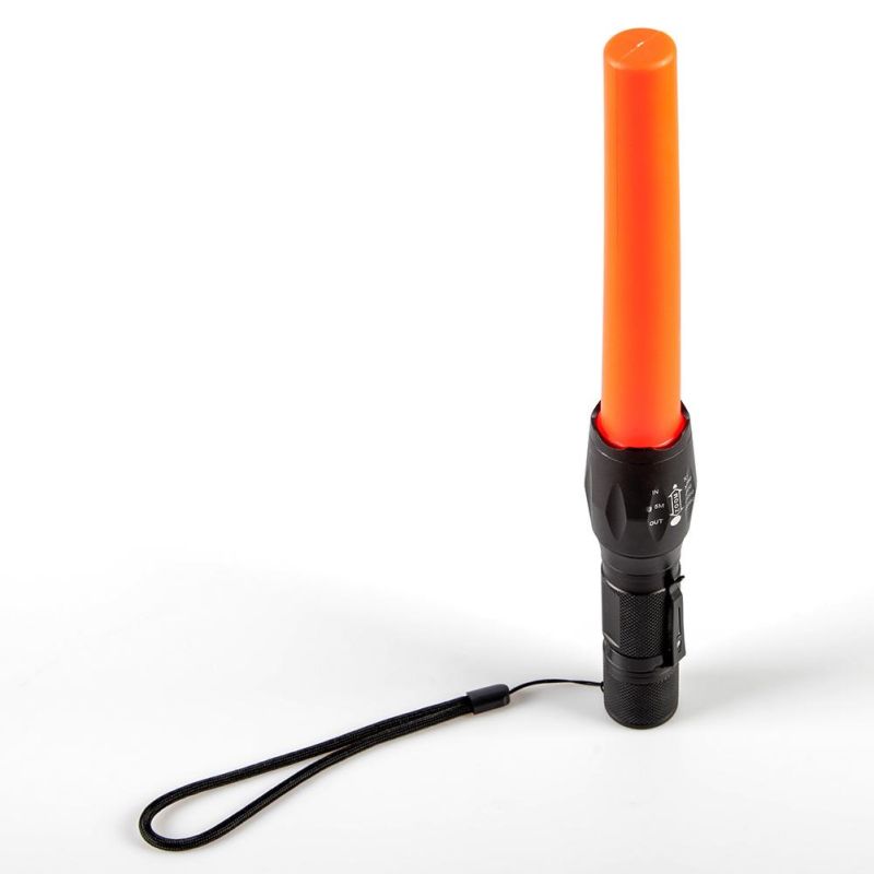 Yichen 300 Lumens Zoom LED Flashlights with Orange Baton