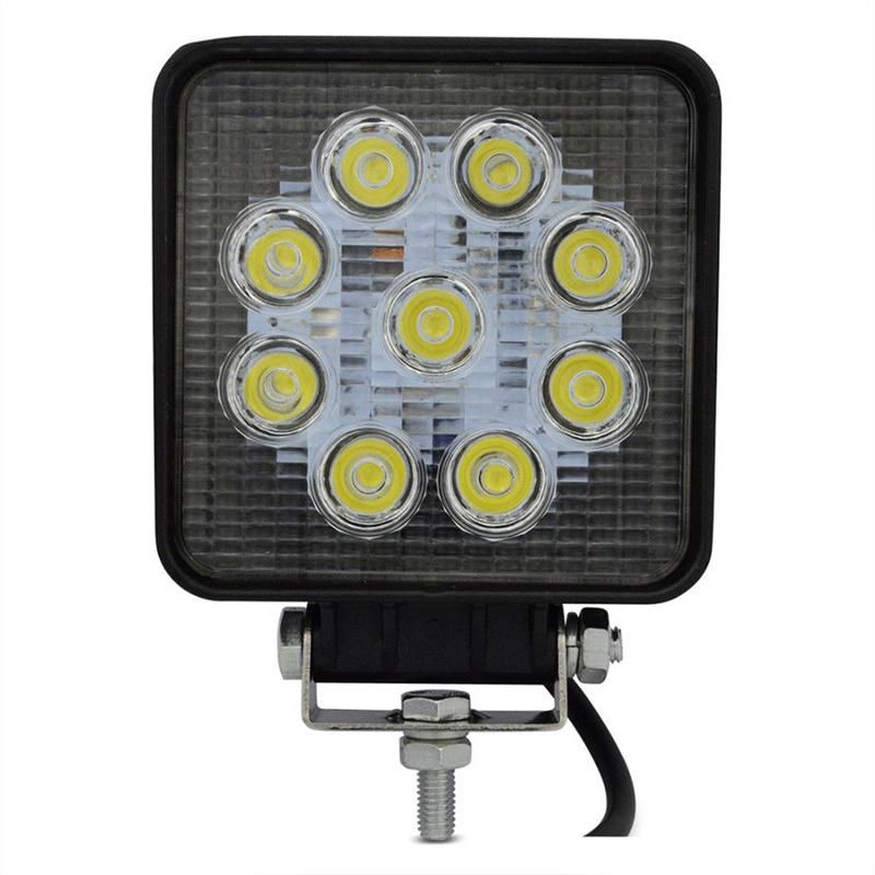 4inch 27W Square Spot Beam LED Work Light for Truck SUV 4X4 4WD Driving Fog Lights 27W Lamp