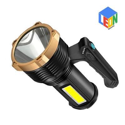 USB Rechargeable Outdoor Camping Search and Work LED Flashlight