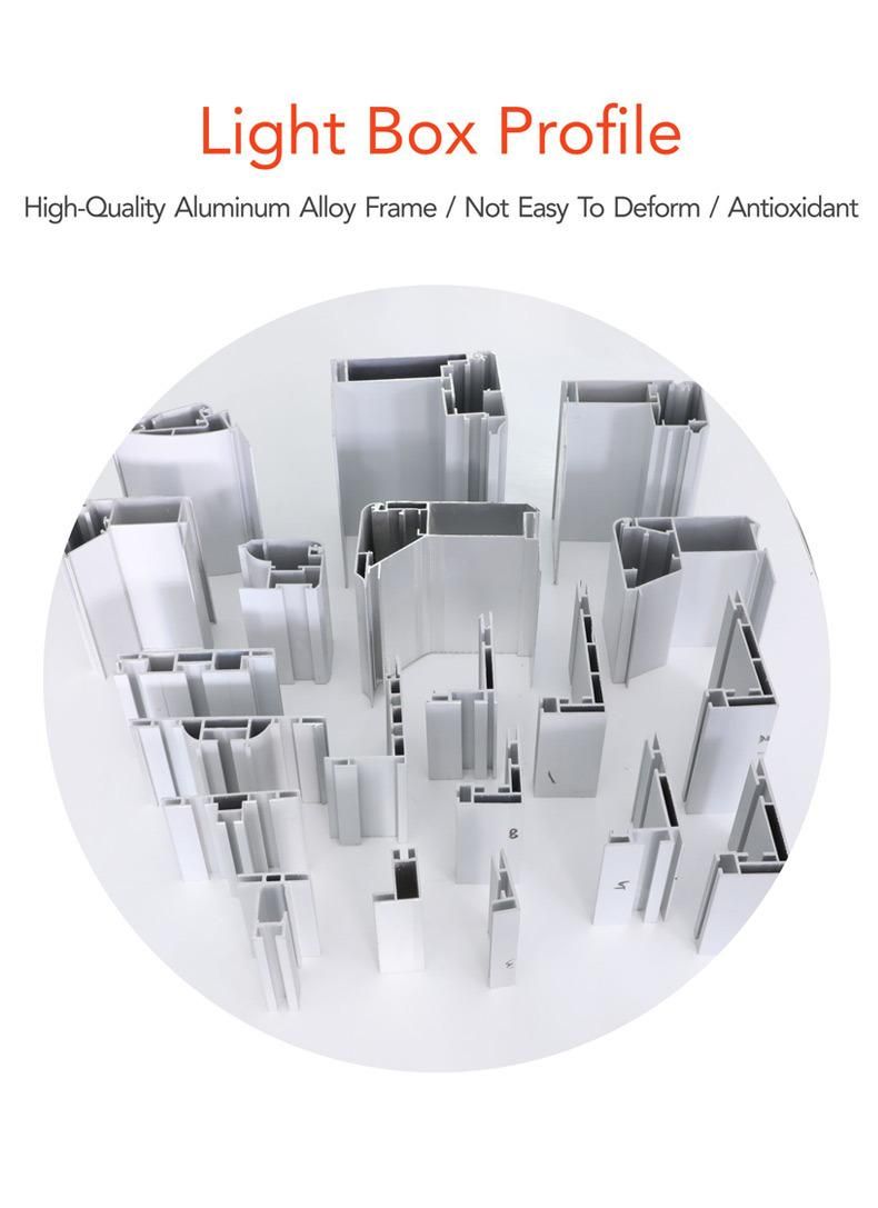 Custom Aluminum Frame Profile Fabric Light Boxes