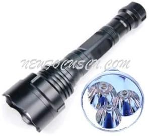 3color in 1 (white-green-red) High Power Rechargeable CREE LED Flashlight 2*18650 (YA0002-WRG)