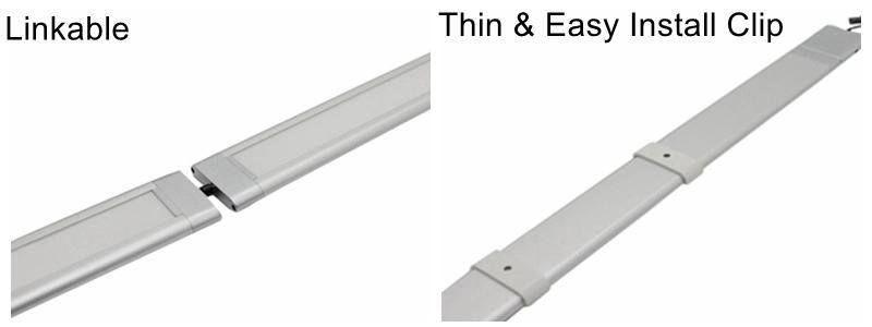 DC 12V Silm Aluminum Profile Hand Wave Door Motion Sensor LED Under Cabinet LED Strip