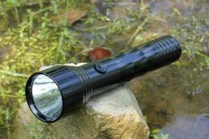 2xd Batt Middle Switch Single Modes Aluminum Flashlight (666)