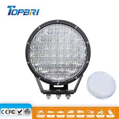370W Black Round CREE LED Driving Working Auto Light for Marine Truck Car