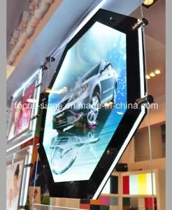 Polygon Customized Ultra Slim LED Crystal Light Box (FS-C15)