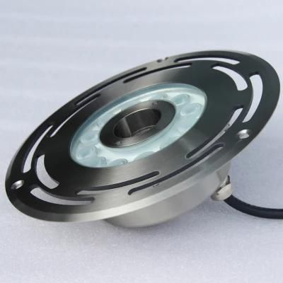 304 Stainless Steel DC24V 24W Waterproof IP68 Single Color LED Fountain Light