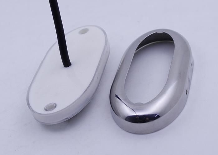 12V Blue Underwater Boat Light Waterproof Stainless Steel Trim Ring Boat Cabin Light