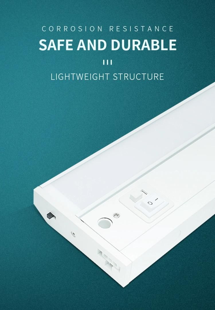 Ultra Slim Aluminium Profile Lamp Kitchen Shelf Under Cabinet Light