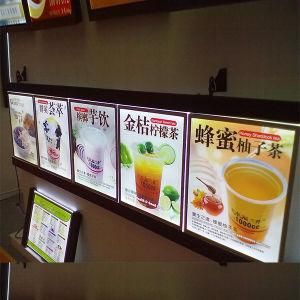 Acrylic Crystal LED Light Box for Menu Board Advertising Display