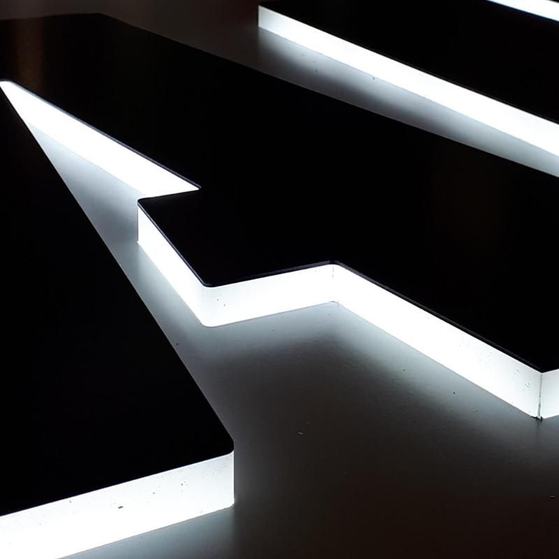 High Quality LED Acrylic Back Lit Letters Logo LED Sign