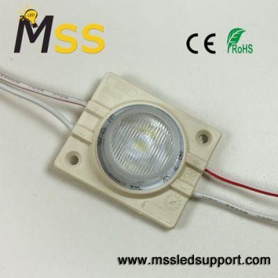 1.5W 120lm DC12V SMD3030 LED Module with Len for Side Light Box