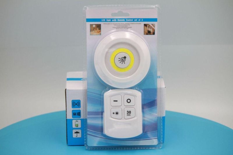 LED Cabinet Light Remote Control Night Light COB Touch Switch Wardrobe Light