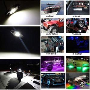 RGB LED Rock Lights Kit Bluetooth Controller Waterproof Neon Lights DIY Color Timing Music Flashing Mode Wheel Lights