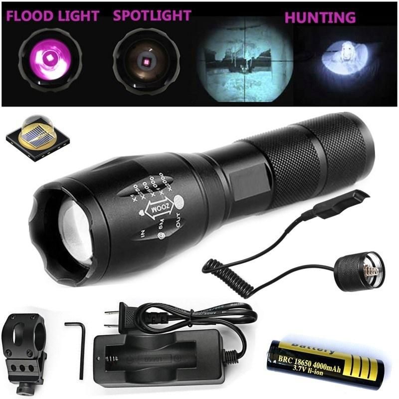 Osram Infrared 850nm Night Vision Portable Camping Defense Flashlight Set