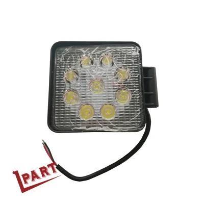 Forklift Parts Square Shape LED Headlight 12-80V