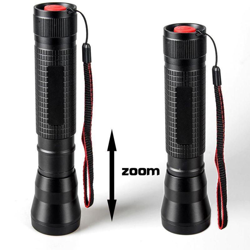 Yichen Zoomable Aluminium LED Flashlight Tactical Flashlight