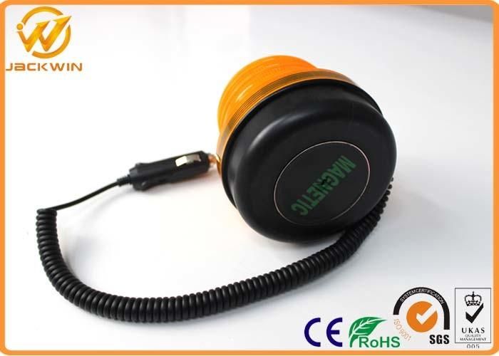 Rechargeable Beacon Rotating LED Warning Light with Magnetic Base for Car