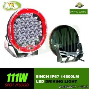 CREE Auto Lamp 111W 9inch LED Driving Work Light for SUV