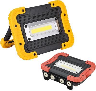 Wholesale Car Working Inspection Spotlight 10W Handheld Rechargeable LED Flood Work Lamp with Power Bank Hot Portable COB LED Work Light
