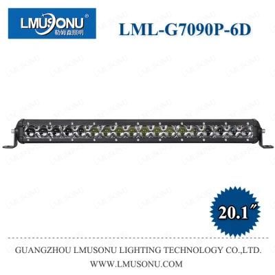 Lmusonu G7 New 15W 30W 60W 90W 120W 135W 180W 240W 6D Lens CREE LED Bar Lights Straight Single Row for Offroad Car Truck Vehicles
