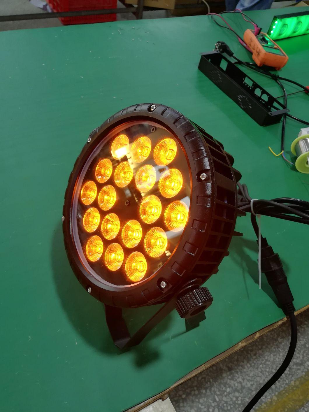 Waterproof 18PCS 10W 4in1 LED PAR Light Disco Light DJ Equipment