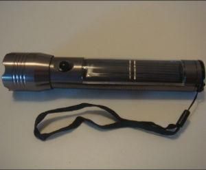 LED Torch Flashlight with Solar Panel