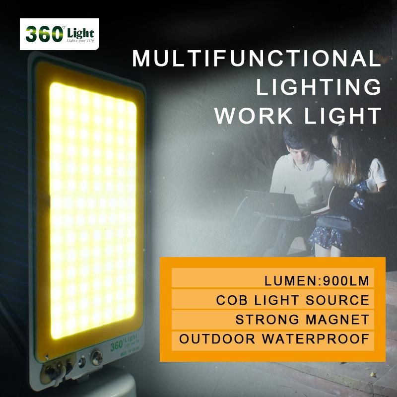 360 Light Branded Outdoor Desert Travel Auto Car Repairing Lamp Portable Magnet Base COB Camping Lights LED Emergency Light