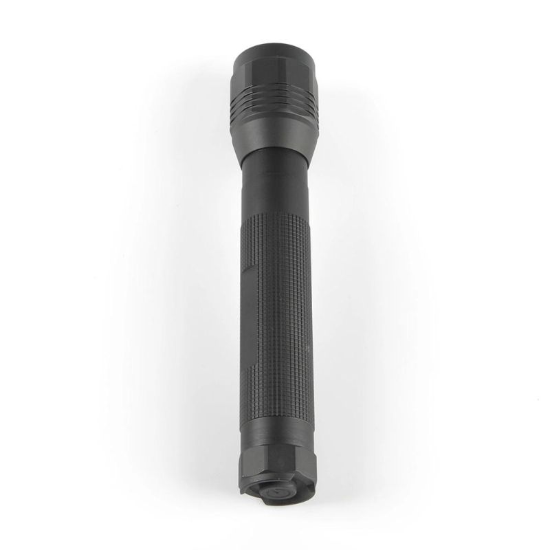 Yichen 3D Battery Operated Zoomable Aluminum Alloy LED Flashlight with Long Body