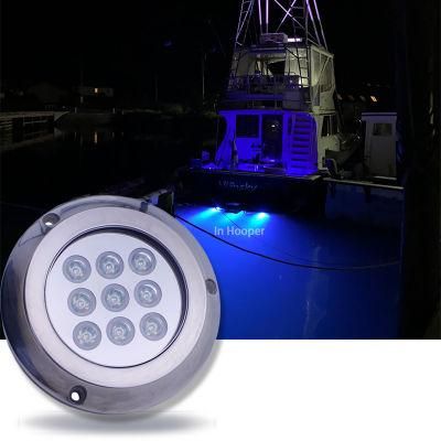 Wall Hung Pool Boat Yacht Maine CE RoHS LED Underwater Lights 12V for Sea