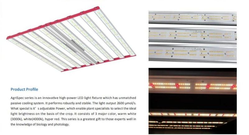 Horticulture LED Grow Light for Indoor Plants/Meijiu/ Canabi S/ Leafy Greens