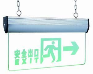 2019 100 LED Custom Flashlight Rechargeable Emergency LED Exit Light Fire Safety Exit Sign