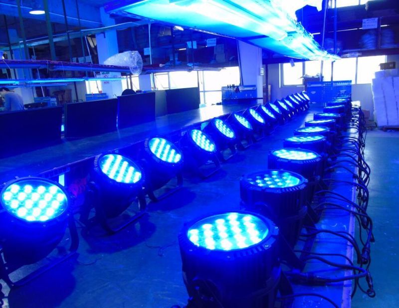 High Quality Waterproof Full Color 54LEDs 3W RGBW Outdoor LED PAR Can Stage Effect Light