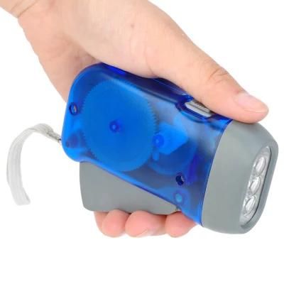 3 LEDs Hand Pressing Flashlight