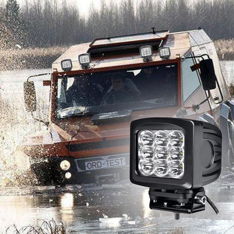 High Power 90W LED Work Light Tractor Truck 5.3" 12V 24V IP67 Spot Flood Offroad LED Drive Light LED Fog Light