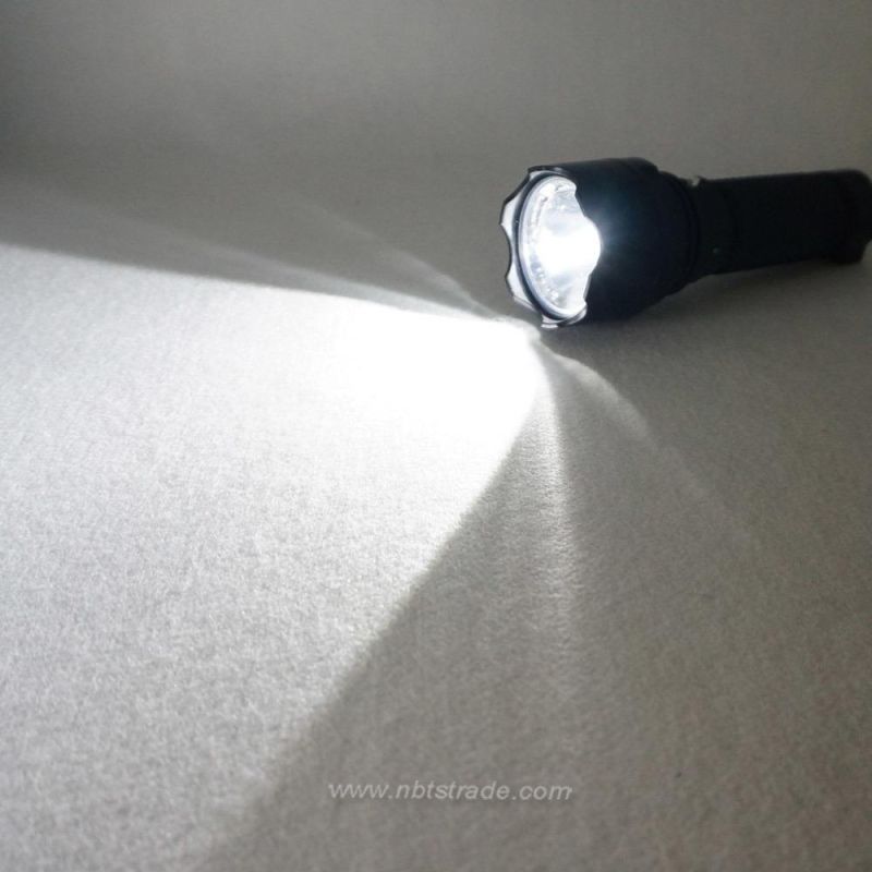 Rechargeable 1 Watt LED Torch Direct Charging Flashlight