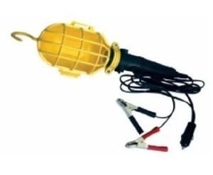 Handhold Work Light with an Outlet, 18/2 16/2, Plastic Cage
