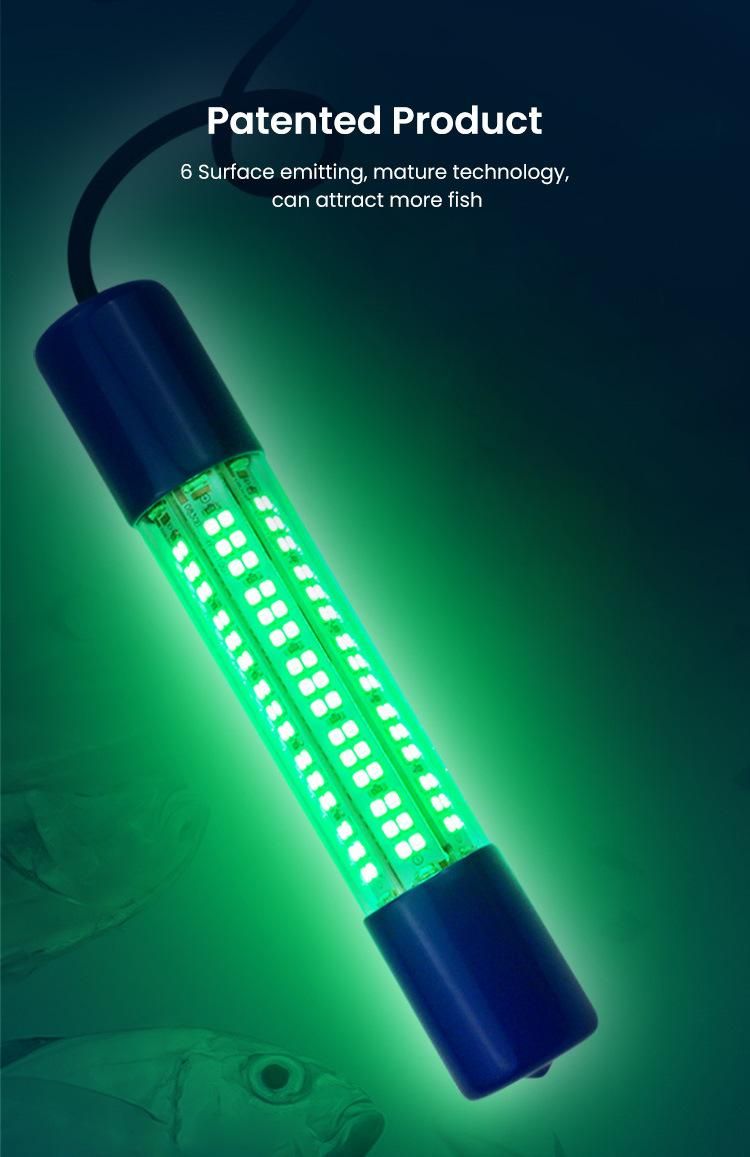 DC 12V-24V 8W 800lm Wholesale Cheap Price Attractant Float Deep Drop Underwater LED Fishing Light