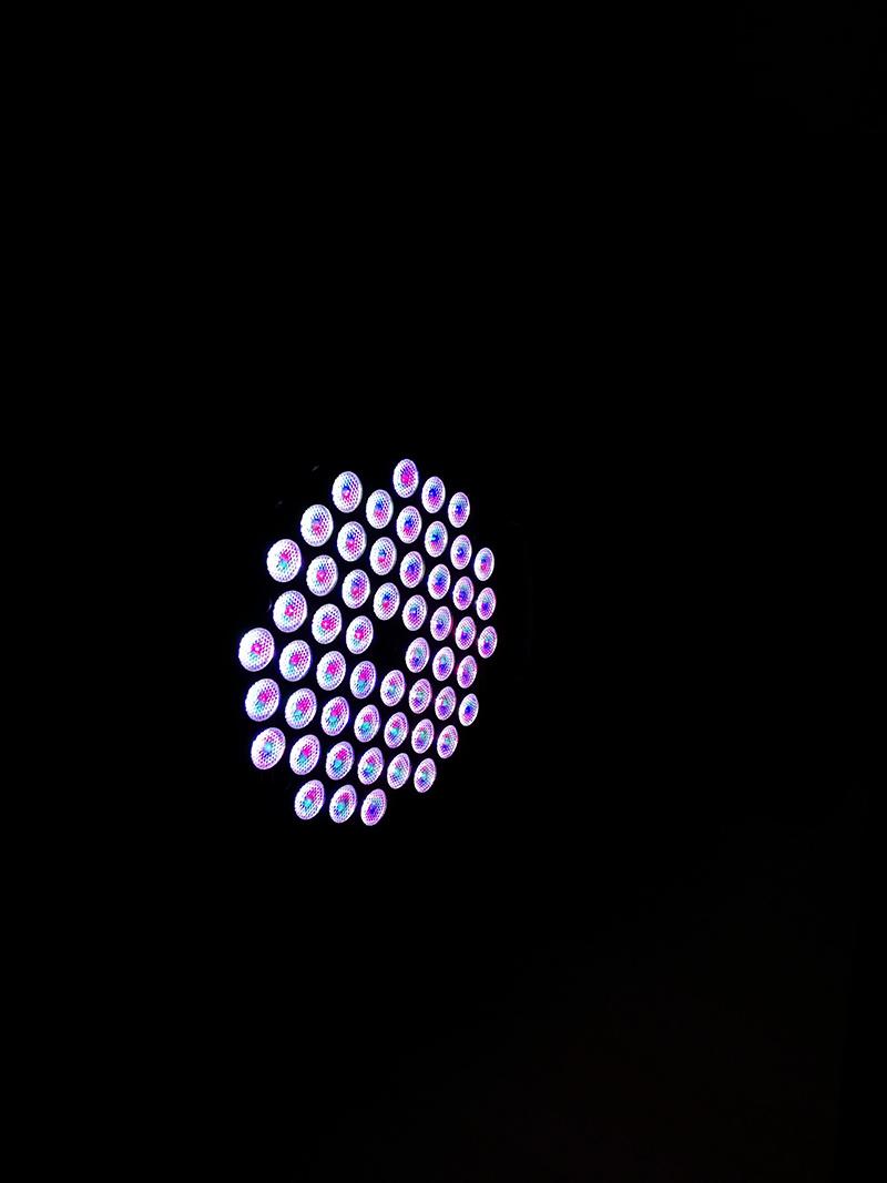 54PCS 3W LED RGB 3in1 PAR Light Disco Stage Lighting