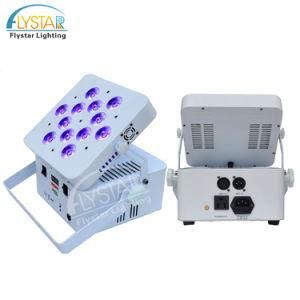 12PCS 18W RGBWA+UV High Power WiFi Control Wireless LED PAR