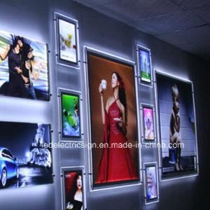 Hanging Acrylic Crystal Frame LED Advertising Display Board