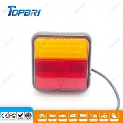 Universal Waterproof 24V 12V Square LED Tail Work Light